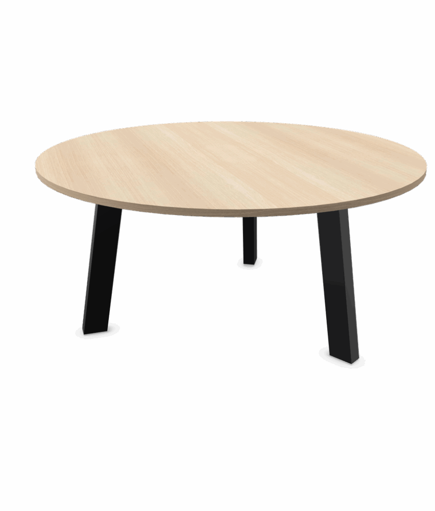 Vergadertafel rond laag